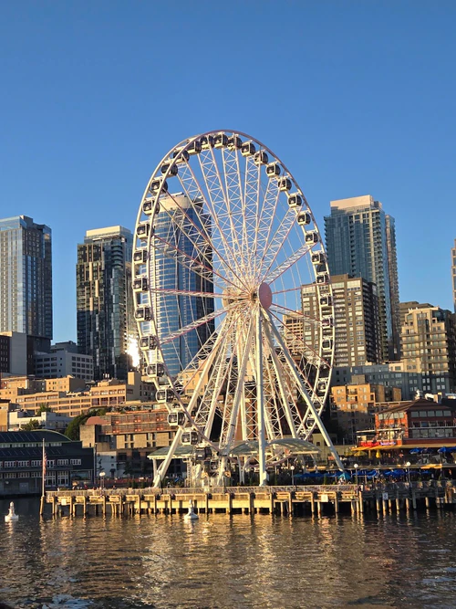 The Seattle Great Wheel in সিয়াটল — দৃষ্টিপথ
