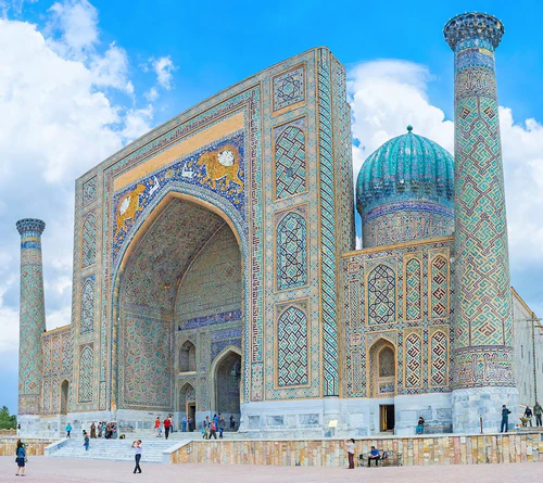 Registanplein in Samarkand — Historische plek