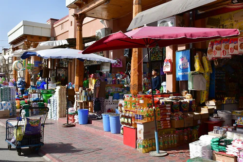 Siyob Bozori in Samarkand — Markt
