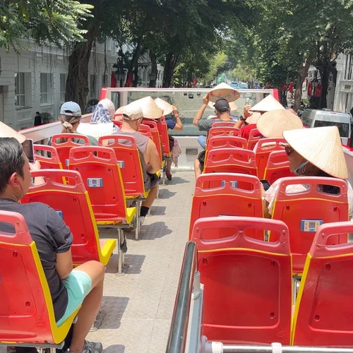 Xe 2 tầng Hà Nội - Hop on hop off bus Vietnam Sightseeing, rated 4.9/5