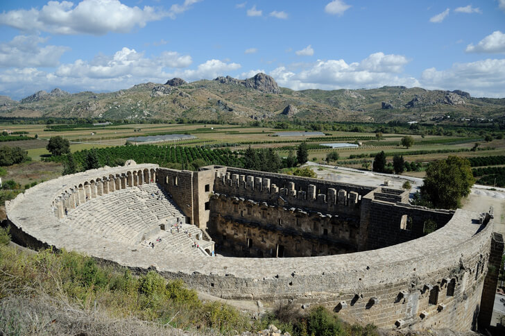 The ancient city of Aspendos