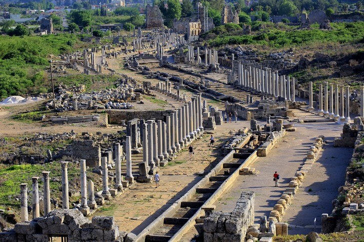 The ruins of Perge