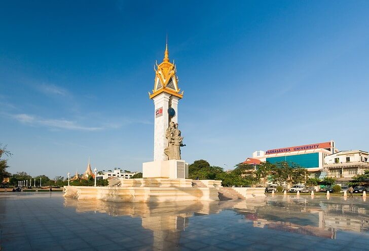 Monument de l'amitié Cambodge-Vietnam