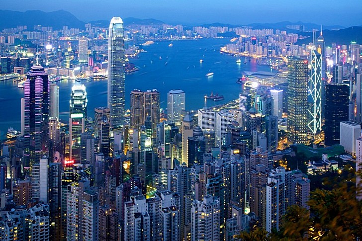 Victoria Cove in Hong Kong