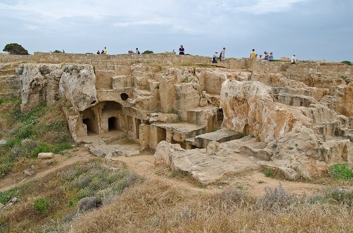 The royal tombs in Paphos