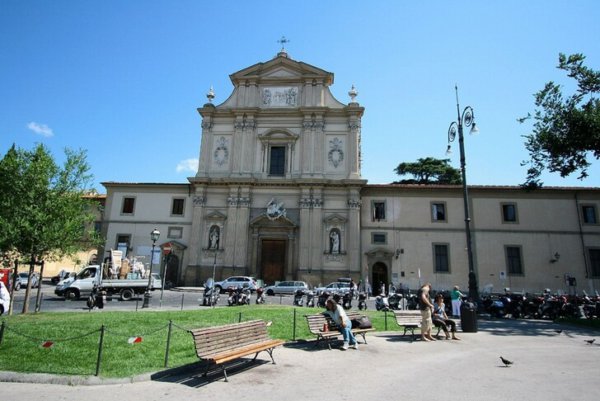Het klooster en de kerk van San Marco