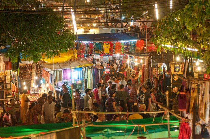 The night market in Arpora