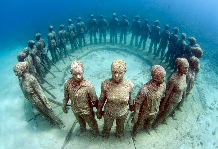 Parque de esculturas submarinas