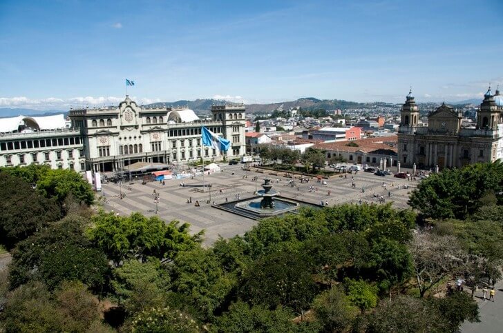 Central Plaza in Guatemala City