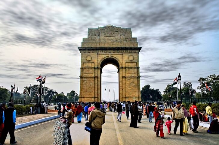 Puerta de entrada a la India en Nueva Delhi