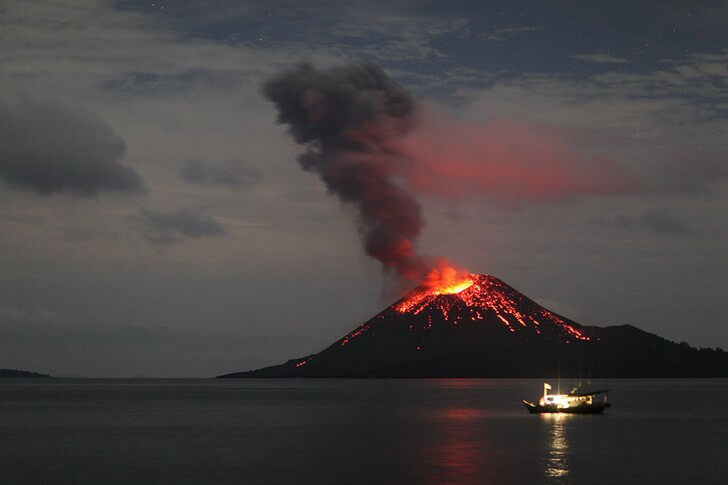 Krakatoa volcano