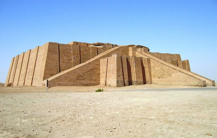 The ziggurat of the moon god Nanna.