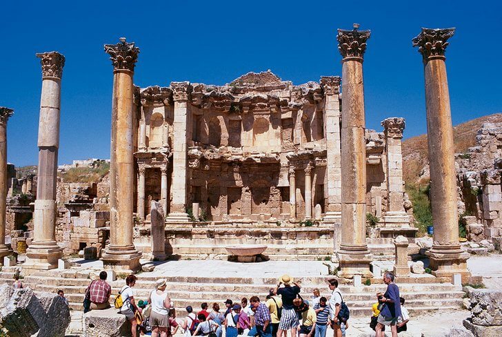 La antigua ciudad de Jerash