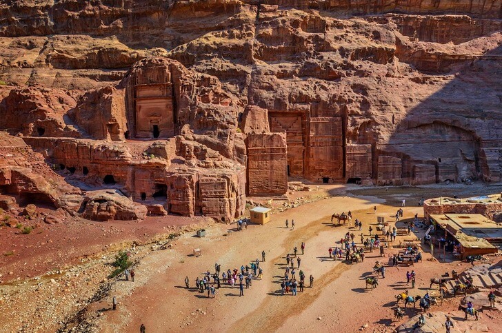 La antigua ciudad de Petra