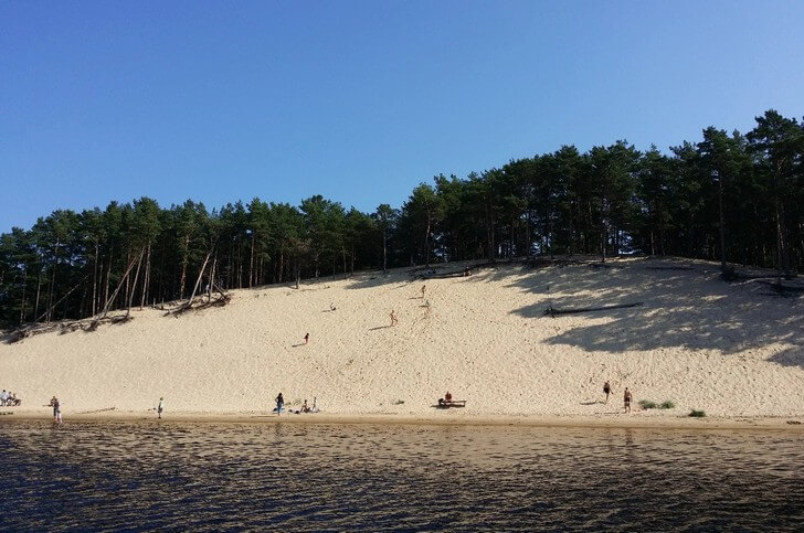 White dune in Lielupe