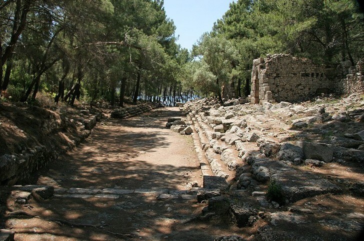 The ancient city of Phaselis