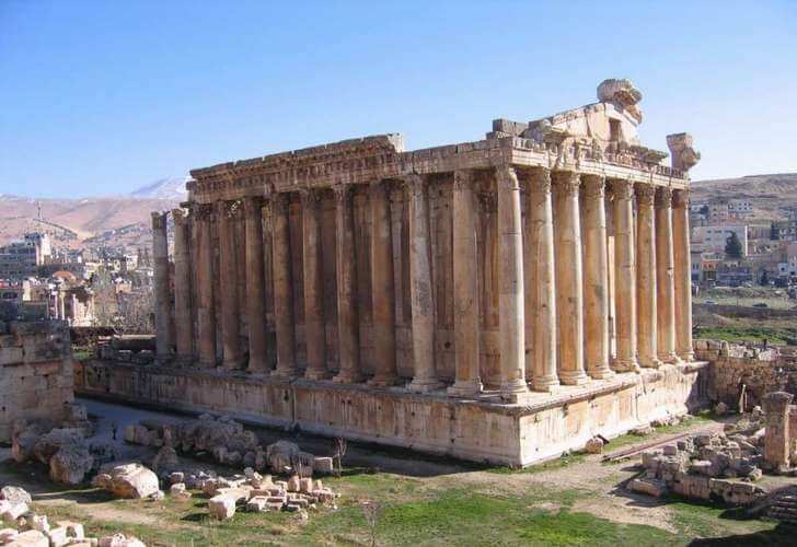 The ancient city of Baalbek