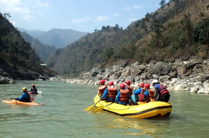 Rafting en Nepal