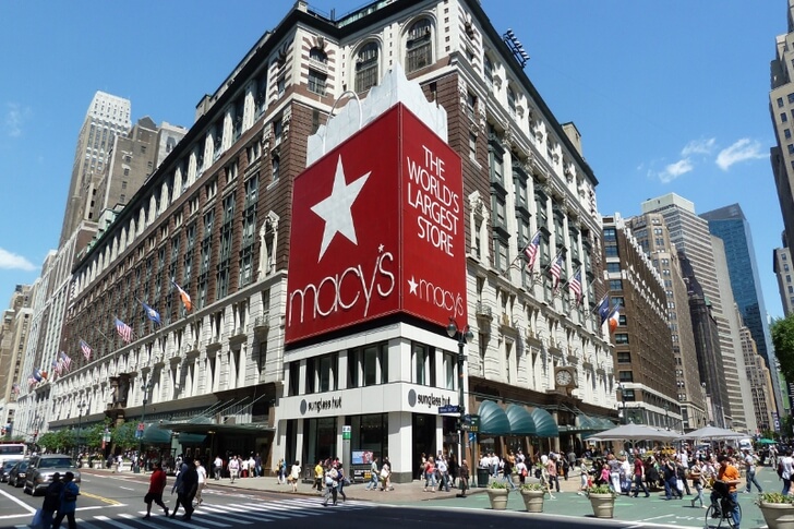 Macy's shopping centre in Manhattan.