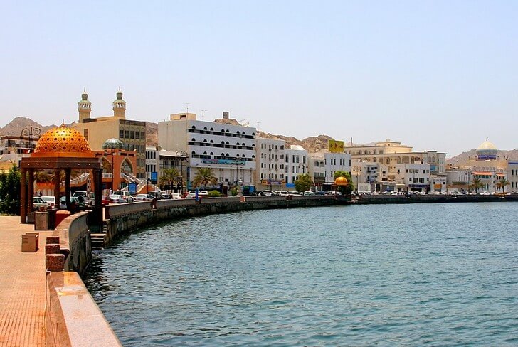 The Corniche Quay in Muscat