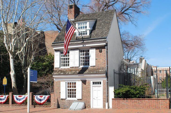 La casa de Betsy Ross.