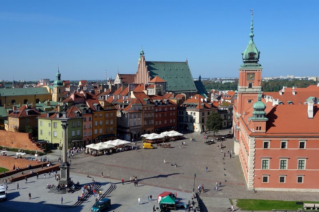 Oude binnenstad van Warschau
