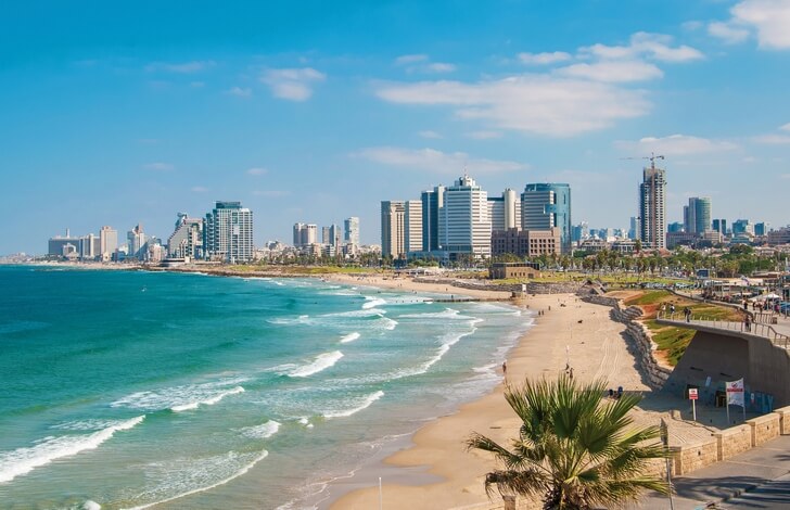 Stranden van Tel Aviv